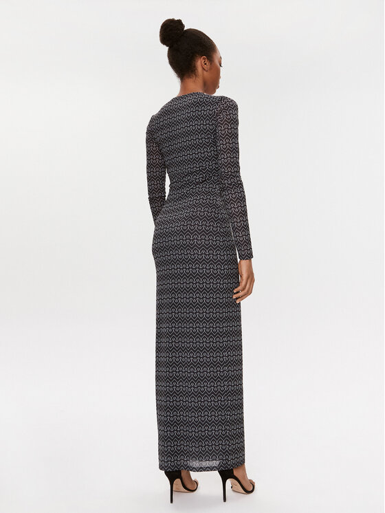 Patrizia Pepe Patrizia Pepe Sukienka codzienna 2A2655/J152 XZ01 Czarny Slim Fit