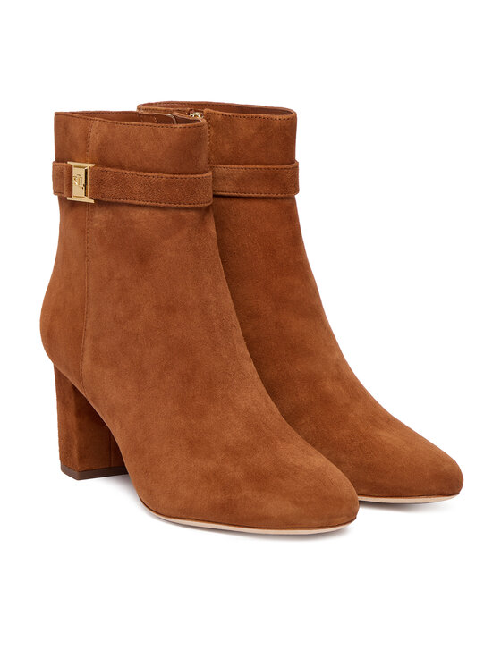 LAUREN RALPH LAUREN LAUREN RALPH LAUREN Īsie zābaki Kellie Bt Hi 802967827002 Brūns