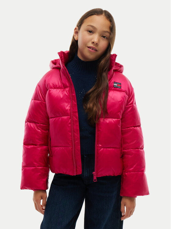 Tommy Hilfiger Tommy Hilfiger Μπουφάν χειμωνιάτικο KG0KG09586 Ροζ Regular Fit