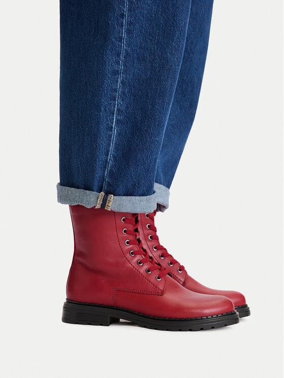 Lasocki Lasocki Schnürschuhe CEO-WI16-TIBILISI-02 Rot