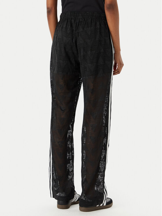 adidas adidas Pletene hlače Crochet Firebird KD0346 Črna Regular Fit