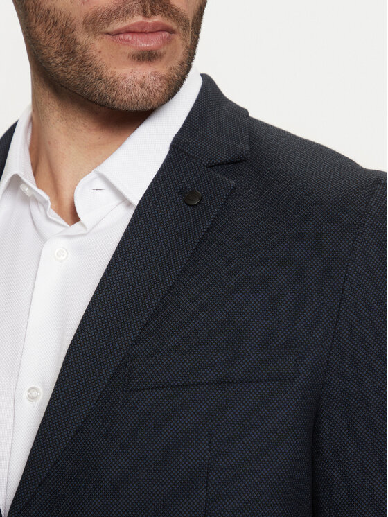 Tom Tailor Tom Tailor Сако 1044113 Тъмносин Slim Fit