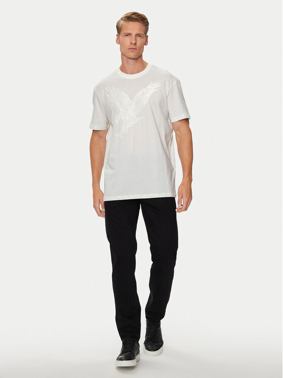 Armani Exchange Armani Exchange T-shirt 6DZTAD ZJ9TZ 1116 Bijela Regular Fit