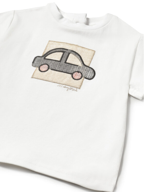 Mayoral Mayoral T-krekls 1052 Balts Regular Fit