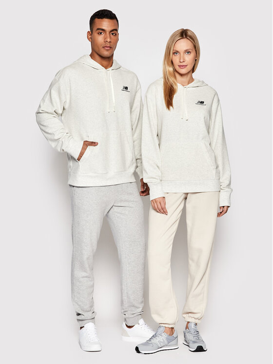 New Balance New Balance Pulóver Unisex UT21500 Szürke Relaxed Fit