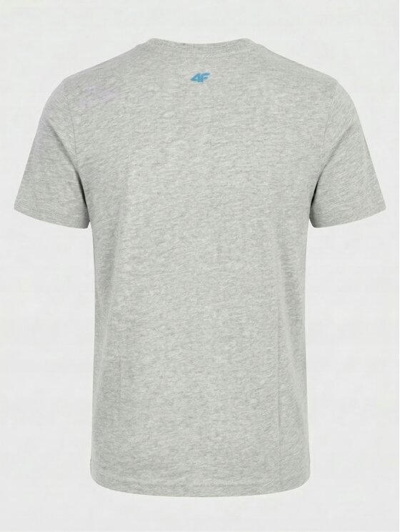 4F 4F T-Shirt Z-TTSHM3947-3-W Biały Regular Fit
