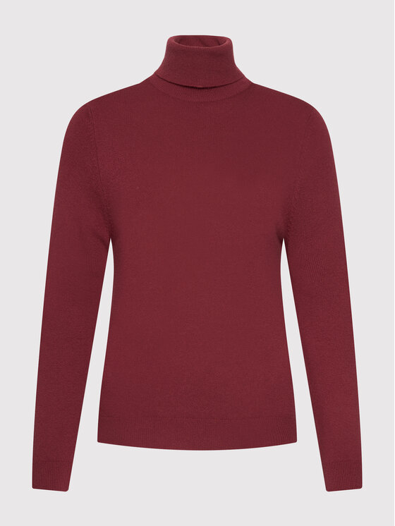 United Colors Of Benetton United Colors Of Benetton Golf 1002D2348 Bordowy Regular Fit