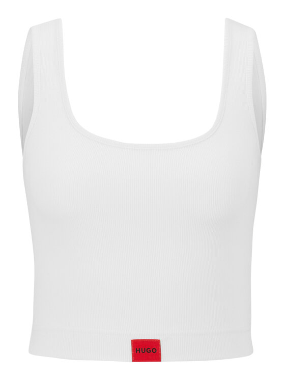 HUGO Hugo Koszulka piżamowa 50490639 Beżowy Slim Fit