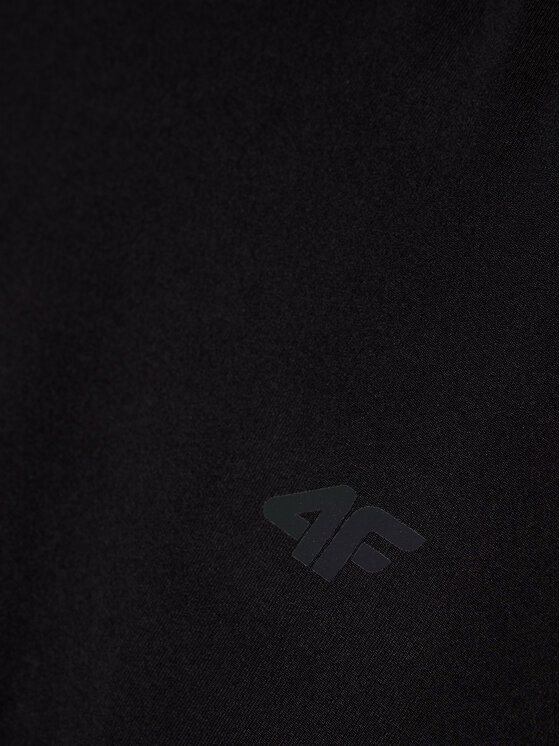 4F 4F T-Shirt HJL21-JTSM014A Czarny Regular Fit