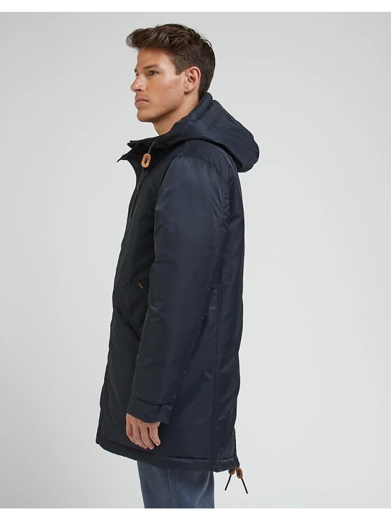 Lee Lee Kurtka zimowa PARKA Czarny Regular Fit