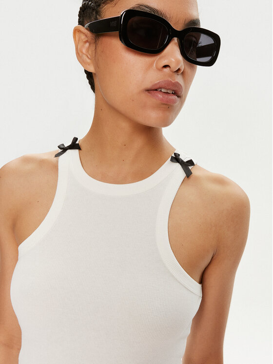 Noisy May Noisy May Top Maya 27033429 Alb Slim Fit