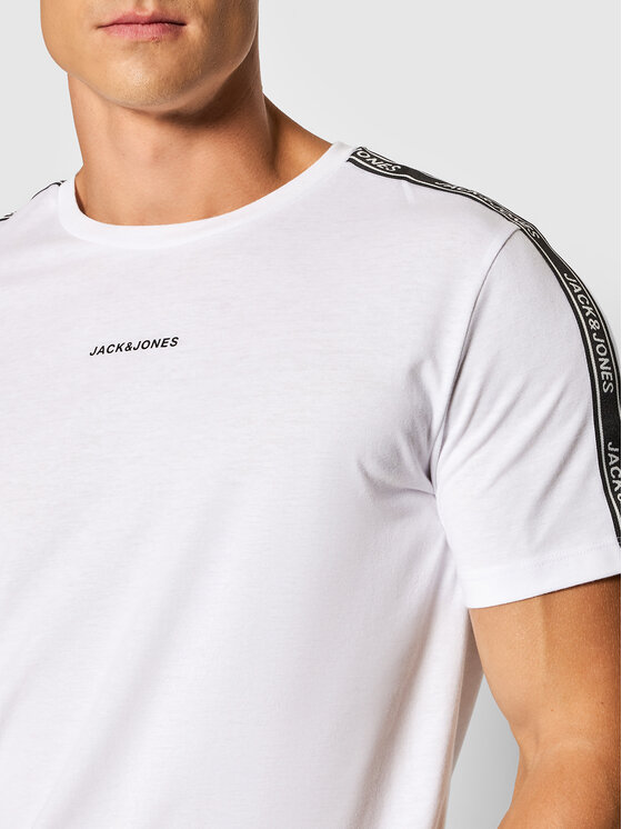 T-shirt Taping 12192272 Bianco Regular Fit