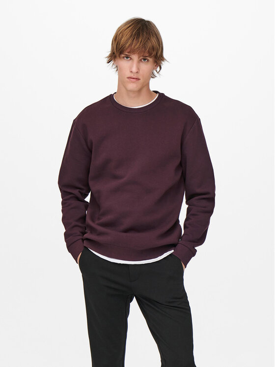 Only & Sons Bluză 22018683 Vișiniu Regular Fit