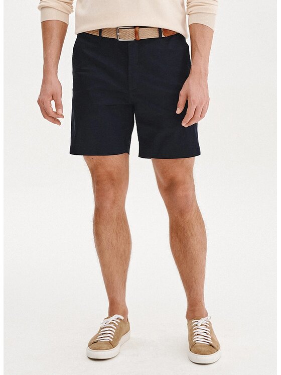 Pako Lorente Pako Lorente Szorty materiałowe P25SF-WS-006 Granatowy Regular Fit