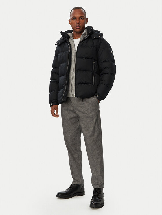 BOSS BOSS Зимова куртка H-Colter 50565108 Чорний Regular Fit