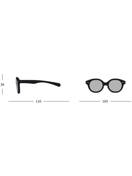 IZIPIZI IZIPIZI Okulary przeciwsłoneczne SUN Baby C Czerwony