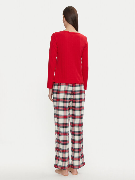 LAUREN RALPH LAUREN LAUREN RALPH LAUREN Pižama ILN72374F Rdeča Regular Fit