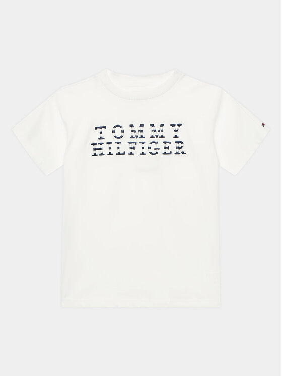 Tommy Hilfiger Tričko KG0KG07269 D Biela Regular Fit