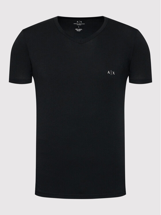 Armani Exchange Armani Exchange 2 marškinėlių komplektas 956004 CC282 07320 Juoda Regular Fit