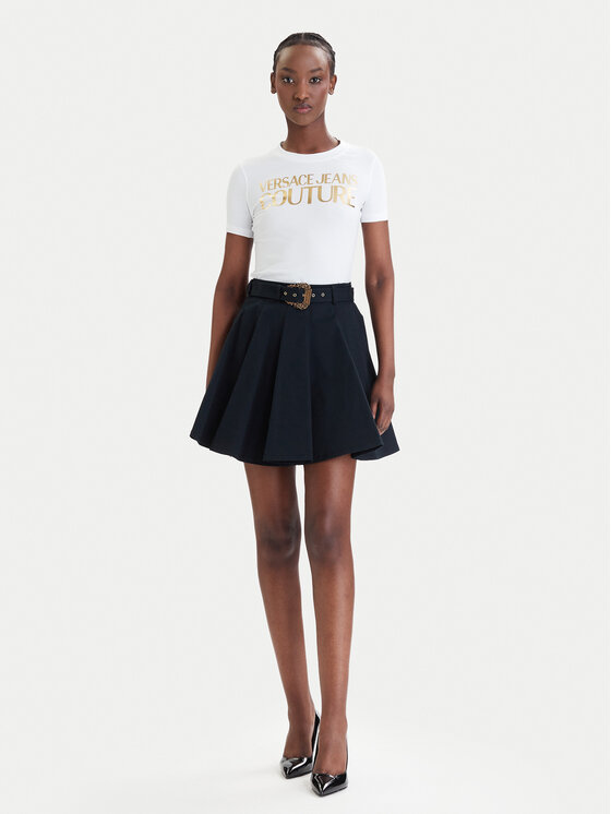 Versace Jeans Couture Versace Jeans Couture T-krekls 80HAHT00 CJ03T Balts Slim Fit