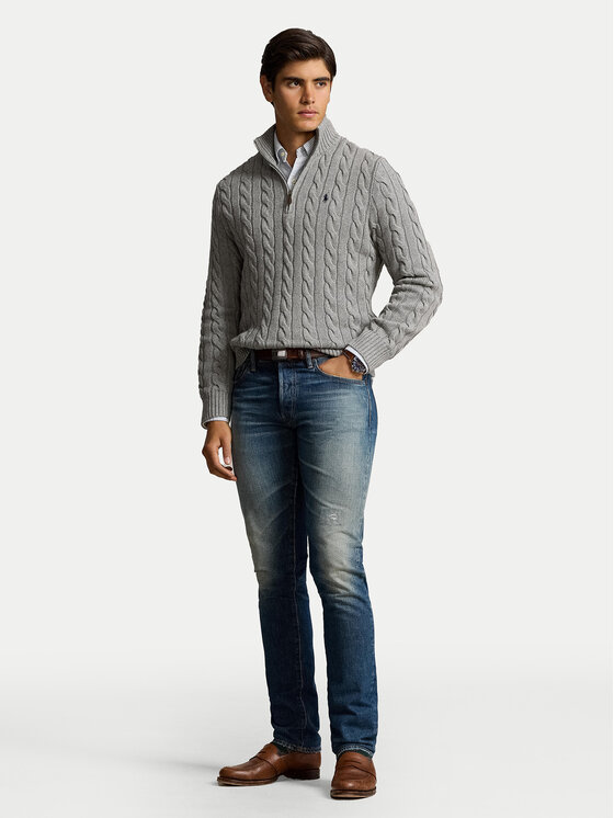Polo Ralph Lauren Polo Ralph Lauren Pulover 710810841002 Siva Regular Fit