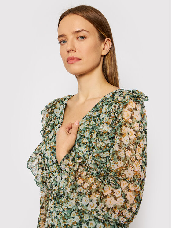 Vero Moda Vero Moda Ежедневна рокля Ina 10261040 Зелен Regular Fit