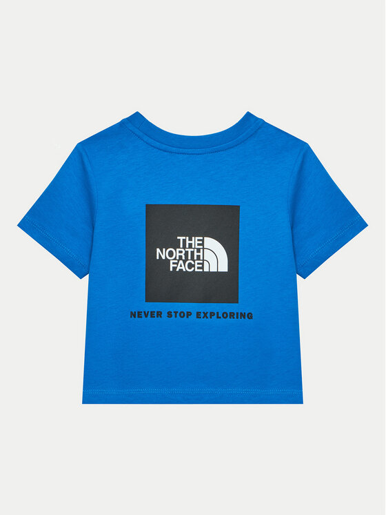 The North Face The North Face T-Shirt Redbox NF0A89H5 Niebieski Regular Fit