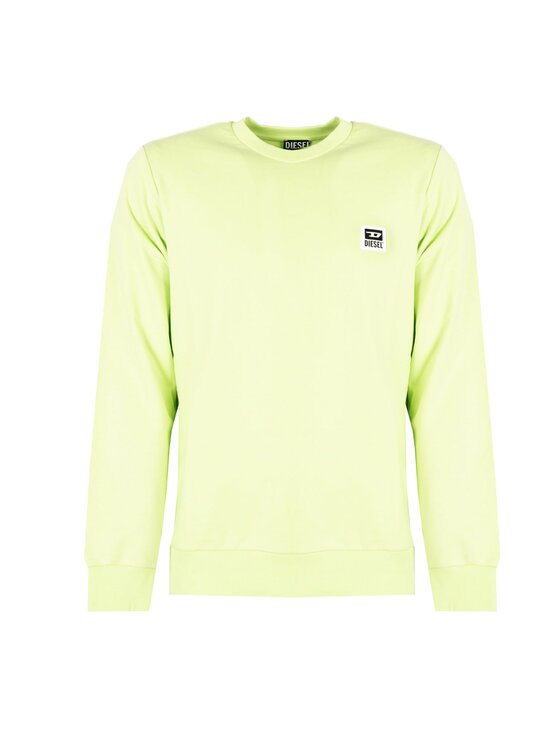 Diesel Felpa A00329 RHATY 5IS Verde Regular Fit Modivo