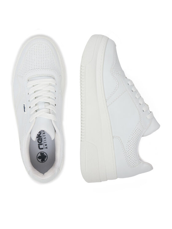 Rieker Rieker Sneakersy M7811-80 Biela
