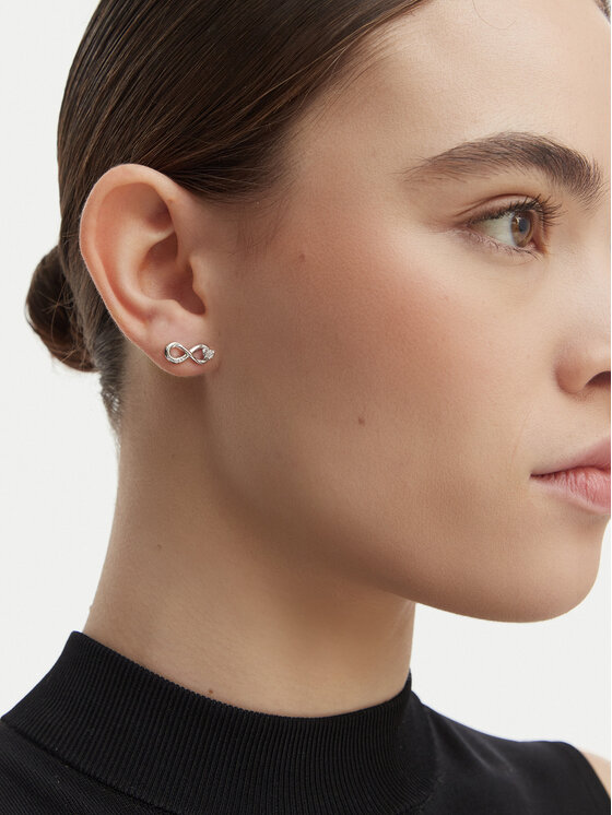 Guess Guess Обици JUBE06 049JW Сребрист