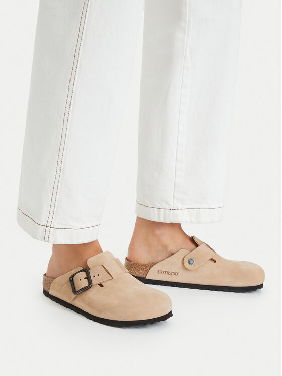 Birkenstock Birkenstock Plätud Boston Wire Buckle 1031573 Helebeež