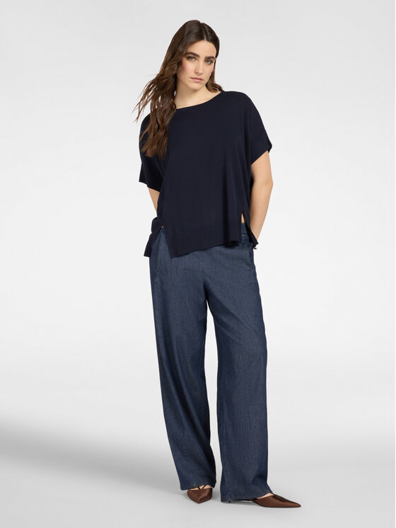 Elena Mirò Elena Mirò Sweter M549E001930N034 Niebieski Boxy Fit