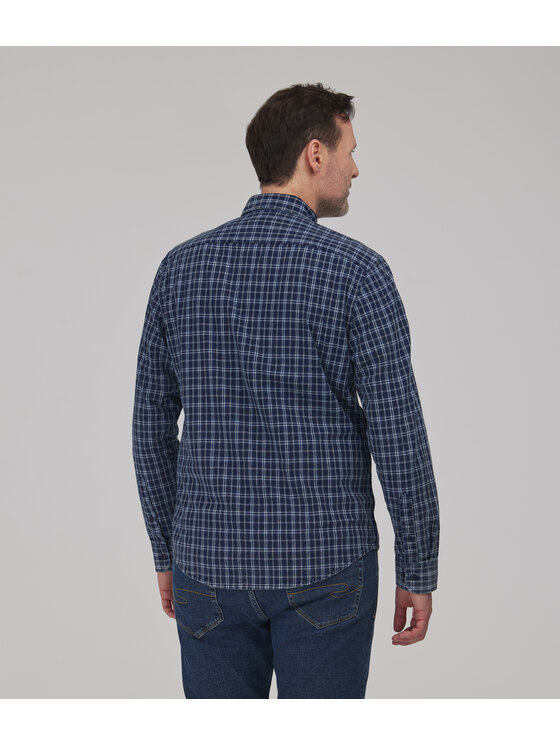 Lee Cooper Lee Cooper Koszula jeansowa LARS Granatowy Regular Fit