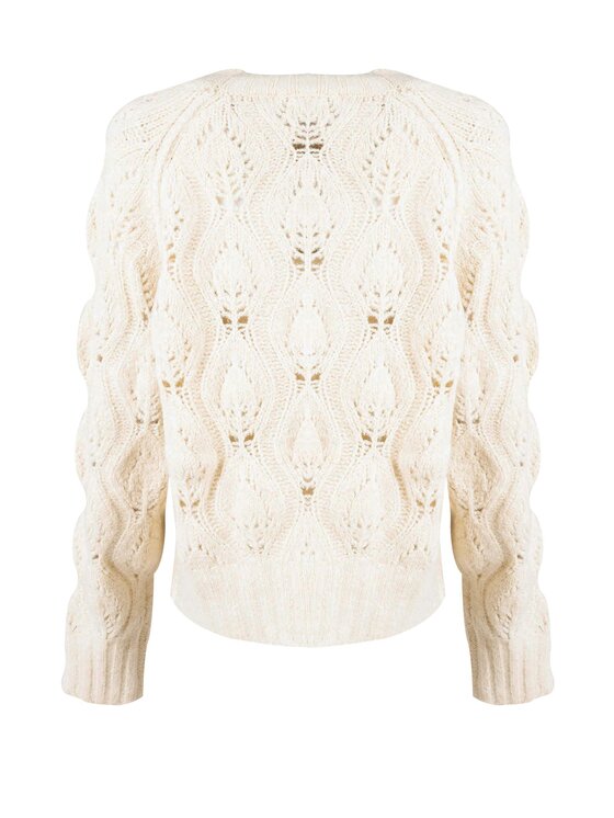 Silvian Heach Silvian Heach Πουλόβερ CVA22153MA Μπεζ Oversize