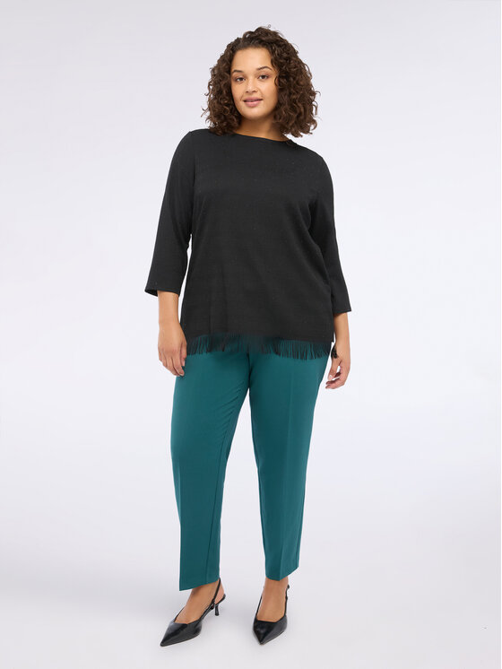 Fiorella Rubino Fiorella Rubino Bluzka G070L008687N033 Czarny Regular Fit