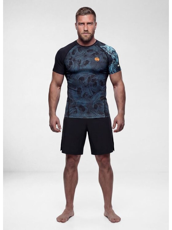 PITBULL PITBULL Koszulka techniczna GUARDIAN ANGEL Czarny Regular Fit