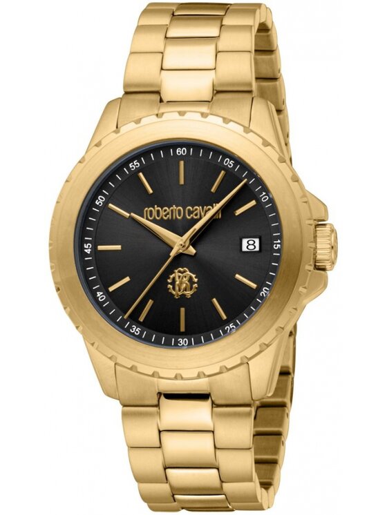 Roberto Cavalli Roberto Cavalli Zegarek RC5G132M0055 Złoty