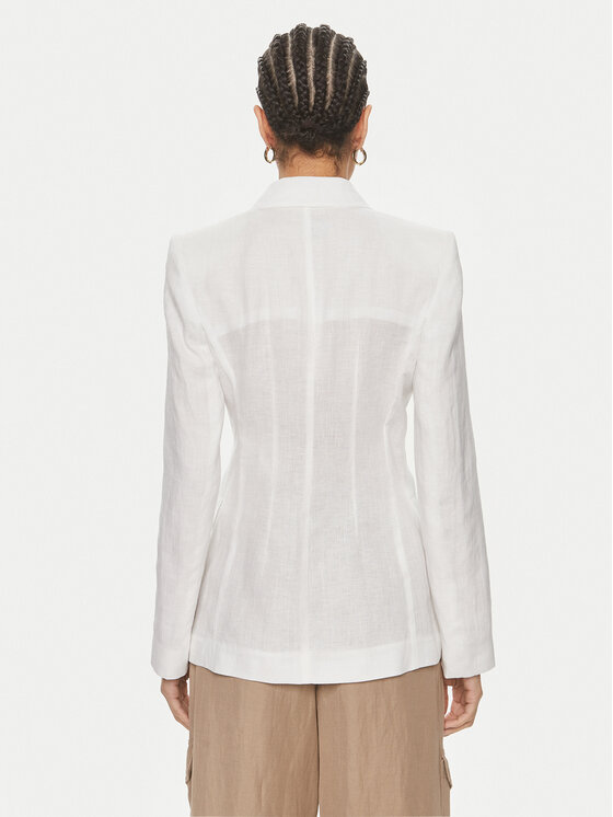 Marella Marella Giacca da abito Afide 2413041072 Bianco Regular Fit