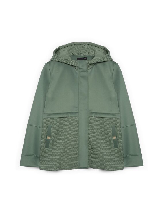 Fiorella Rubino Fiorella Rubino Giubbotto piumino F041T001472N035 Verde A-Line Fit
