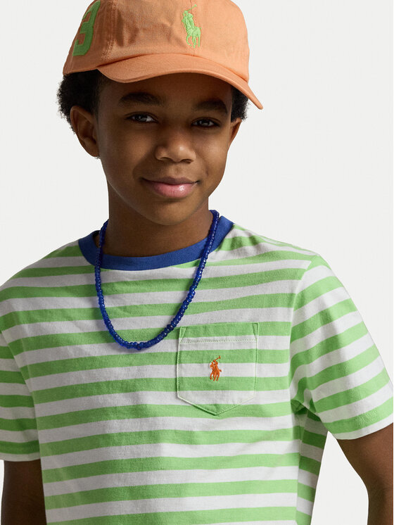 Polo Ralph Lauren Polo Ralph Lauren T-shirt 323B13586001 Verde Regular Fit