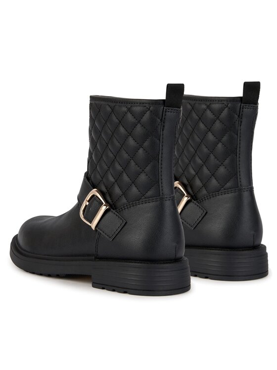 Geox Geox Botine Jr Eclair J369QI 000BC C9999 S Negru