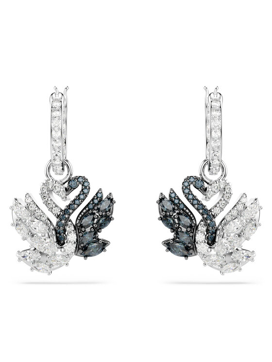 Swarovski Swarovski Fülbevaló Swan 5705728 Ezüst