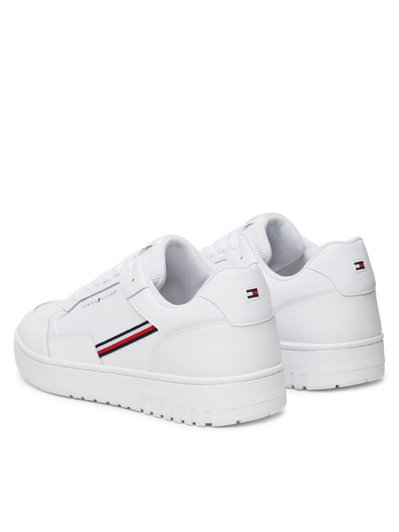 Tommy Hilfiger Tommy Hilfiger Снікерcи Th Basket Core Stripes FM0FM05631 Білий
