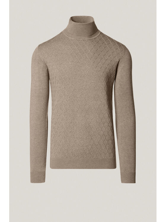 Próchnik Próchnik Sweter PM8 SW073225000130 Beżowy Regular Fit