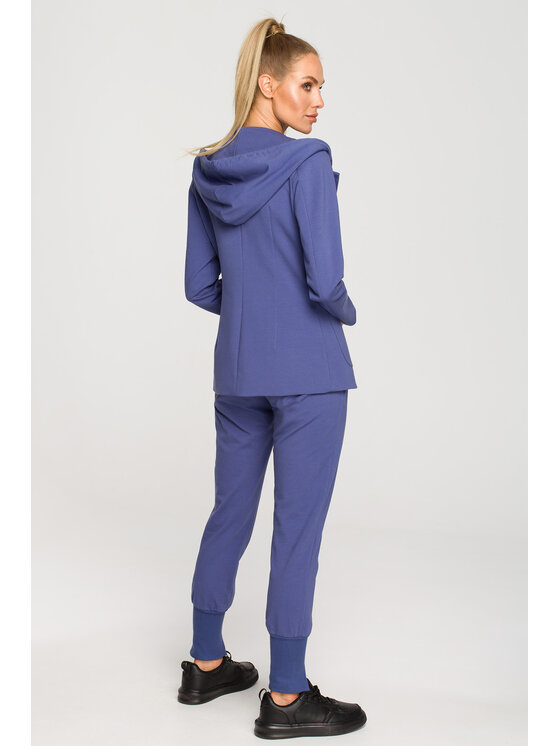 Made of Emotion Made of Emotion Sako M691 Modrá Casual Fit