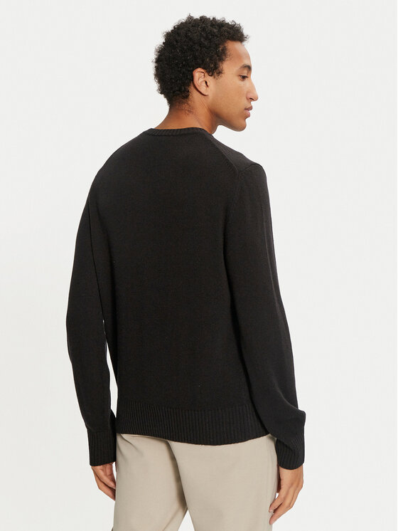 Lacoste Lacoste Džemper AH2916 Crna Regular Fit