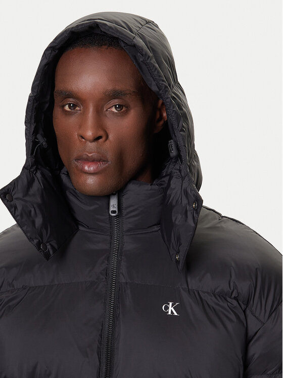 Calvin Klein Jeans Calvin Klein Jeans Зимове пальто LV04RD518G Чорний Regular Fit