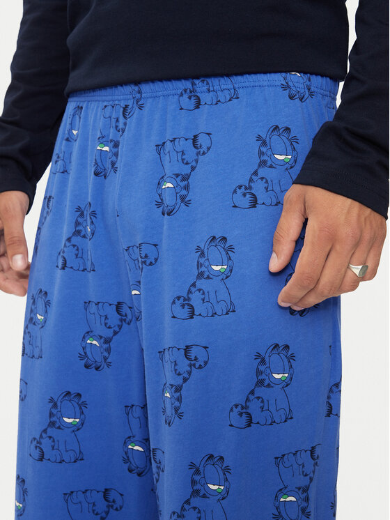 United Colors Of Benetton United Colors Of Benetton Pyjamahose 3M3A4F00S Blau Regular Fit