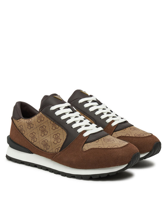 Guess Guess Sneakersy FMPARO ELL12 Brązowy