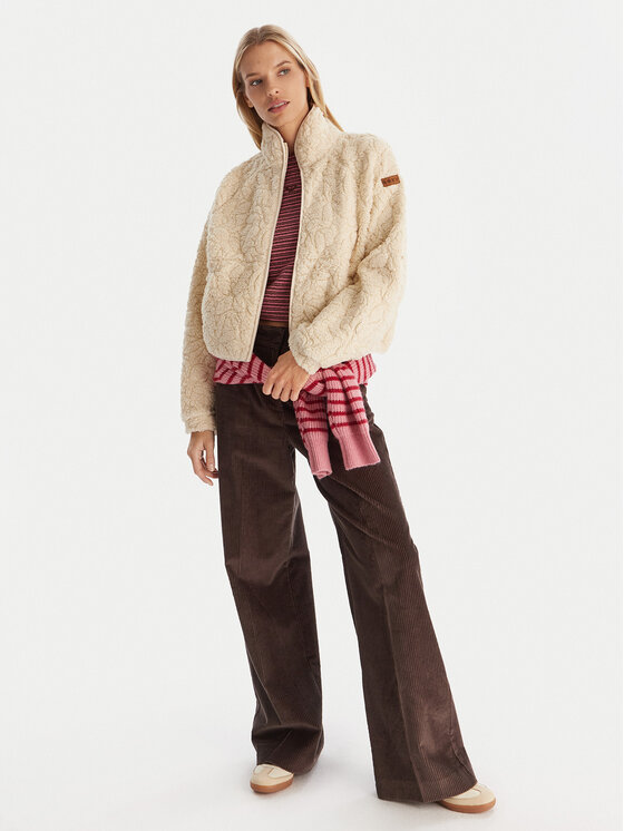 Roxy Roxy Полар Blurry Cloud ERJPF03212 Екрю Regular Fit